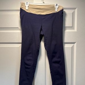 Maternity Navy Skinny Pants